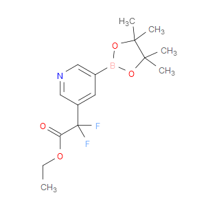 ethyl 2,2-difluoro-2-(5-(4,4,5,5-tetramethyl-1,3,2-dioxaborolan-2-yl)pyridin-3-yl)acetate