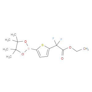 ethyl 2,2-difluoro-2-(5-(4,4,5,5-tetramethyl-1,3,2-dioxaborolan-2-yl)thiophen-2-yl)acetate