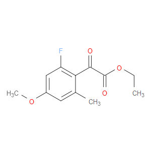ethyl 2-(2-fluoro-4-methoxy-6-methylphenyl)-2-oxoacetate