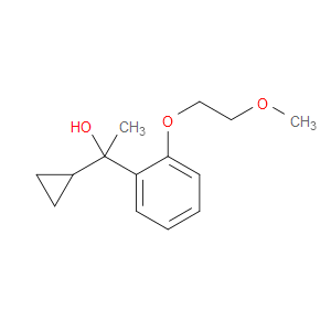 α-Cyclopropyl-2-(2-methoxyethoxy)-α-methylbenzenemethanol