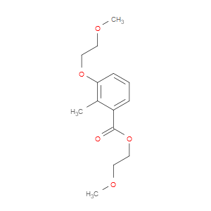 Benzoic acid, 3-(2-methoxyethoxy)-2-methyl-, 2-methoxyethyl ester