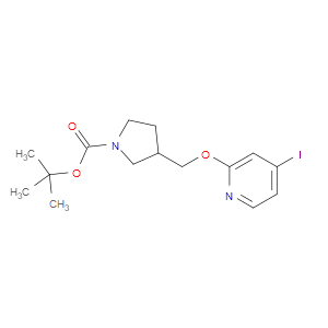 tert-butyl 3-(((4-iodopyridin-2-yl)oxy)methyl)pyrrolidine-1-carboxylate