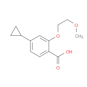 Benzoic acid, 4-cyclopropyl-2-(2-methoxyethoxy)-