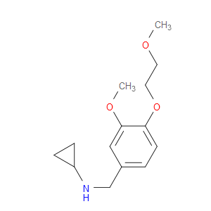 N-Cyclopropyl-3-methoxy-4-(2-methoxyethoxy)benzenemethanamine