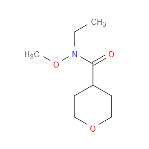 N-Ethyltetrahydro-N-methoxy-2H-pyran-4-carboxamide