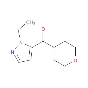 (1-Ethyl-1H-pyrazol-5-yl)(tetrahydro-2H-pyran-4-yl)methanone