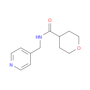 Tetrahydro-N-(4-pyridinylmethyl)-2H-pyran-4-carboxamide
