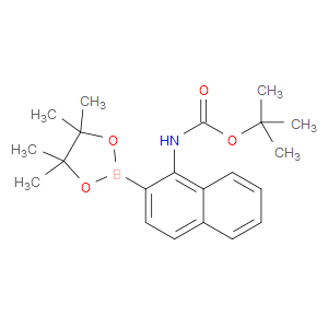 tert-butyl (2-(4,4,5,5-tetramethyl-1,3,2-dioxaborolan-2-yl)naphthalen-1-yl)carbamate