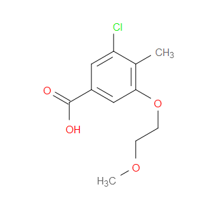 Benzoic acid, 3-chloro-5-(2-methoxyethoxy)-4-methyl-