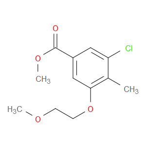 Benzoic acid, 3-chloro-5-(2-methoxyethoxy)-4-methyl-, methyl ester