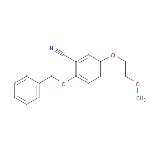 5-(2-Methoxyethoxy)-2-(phenylmethoxy)benzonitrile