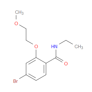 Benzamide, 4-bromo-N-ethyl-2-(2-methoxyethoxy)-