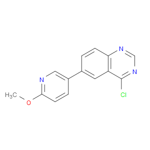 4-Chloro-6-(6-methoxy-3-pyridinyl)quinazoline