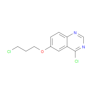 Quinazoline, 4-chloro-6-(3-chloropropoxy)-