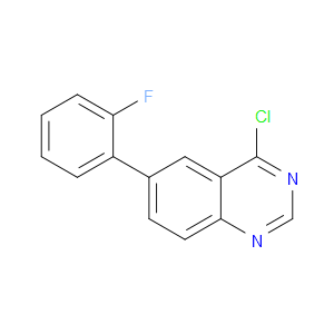 Quinazoline, 4-chloro-6-(2-fluorophenyl)-