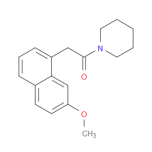 2-(7-Methoxy-1-naphthalenyl)-1-(1-piperidinyl)ethanone