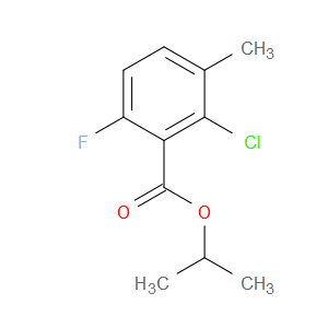 isopropyl 2-chloro-6-fluoro-3-methylbenzoate