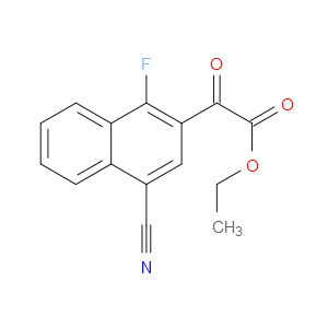 ethyl 2-(4-cyano-1-fluoronaphthalen-2-yl)-2-oxoacetate