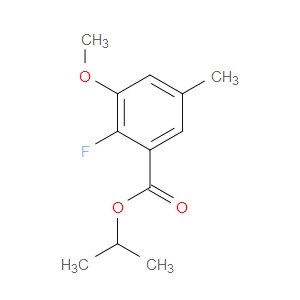 isopropyl 2-fluoro-3-methoxy-5-methylbenzoate