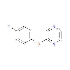 Pyrazine, 2-(4-fluorophenoxy)-