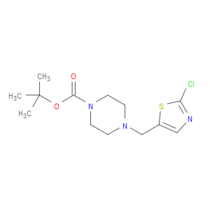 tert-butyl 4-((2-chlorothiazol-5-yl)methyl)piperazine-1-carboxylate
