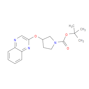 1,1-Dimethylethyl 3-(2-quinoxalinyloxy)-1-pyrrolidinecarboxylate