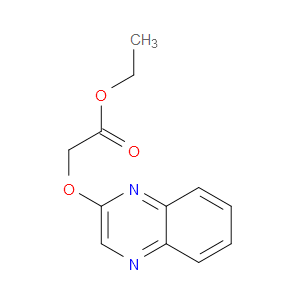 Ethyl 2-(2-quinoxalinyloxy)acetate