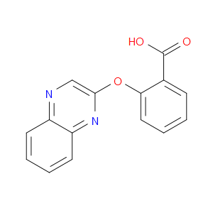 2-(2-Quinoxalinyloxy)benzoic acid