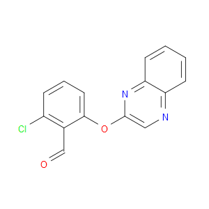 2-Chloro-6-(2-quinoxalinyloxy)benzaldehyde