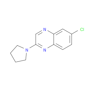 Quinoxaline, 6-chloro-2-(1-pyrrolidinyl)-