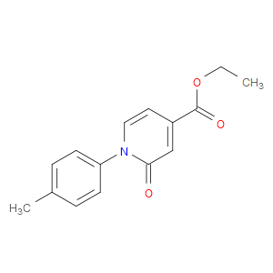 Ethyl 1,2-dihydro-1-(4-methylphenyl)-2-oxo-4-pyridinecarboxylate