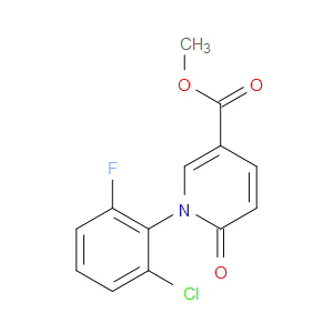 Methyl 1-(2-chloro-6-fluorophenyl)-1,6-dihydro-6-oxo-3-pyridinecarboxylate