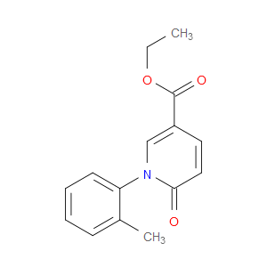 Ethyl 1,6-dihydro-1-(2-methylphenyl)-6-oxo-3-pyridinecarboxylate