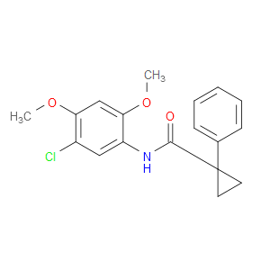 N-(5-Chloro-2,4-dimethoxyphenyl)-1-phenylcyclopropanecarboxamide