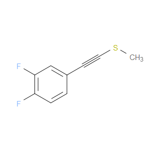 ((3,4-difluorophenyl)ethynyl)(methyl)sulfane