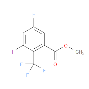 methyl 5-fluoro-3-iodo-2-(trifluoromethyl)benzoate