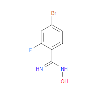 4-Bromo-2-fluoro-N-hydroxybenzenecarboximidamide