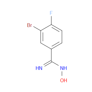 3-Bromo-4-fluoro-N-hydroxybenzenecarboximidamide