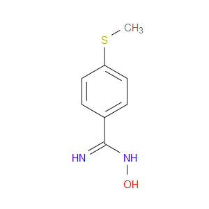 N-Hydroxy-4-(methylthio)benzenecarboximidamide