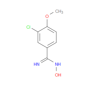 3-Chloro-N-hydroxy-4-methoxybenzenecarboximidamide