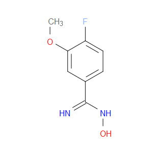 4-Fluoro-N-hydroxy-3-methoxybenzenecarboximidamide