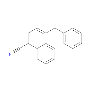 4-(Phenylmethyl)-1-naphthalenecarbonitrile