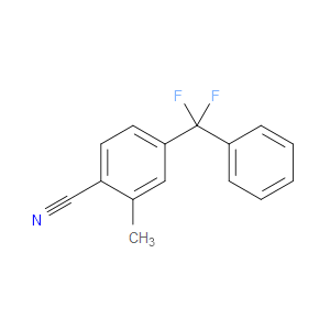 Benzonitrile, 4-(difluorophenylmethyl)-2-methyl-