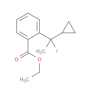 Ethyl 2-(1-cyclopropyl-1-fluoroethyl)benzoate