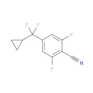Benzonitrile, 4-(cyclopropyldifluoromethyl)-2,6-difluoro-