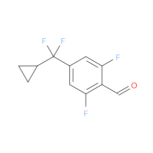 Benzaldehyde, 4-(cyclopropyldifluoromethyl)-2,6-difluoro-