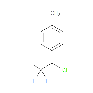 1-(1-Chloro-2,2,2-trifluoroethyl)-4-methylbenzene