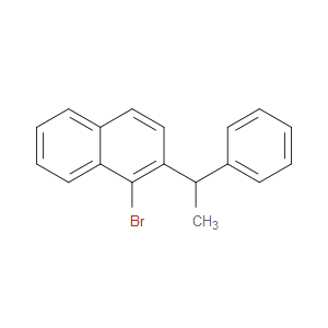 Naphthalene, 1-bromo-2-(1-phenylethyl)-
