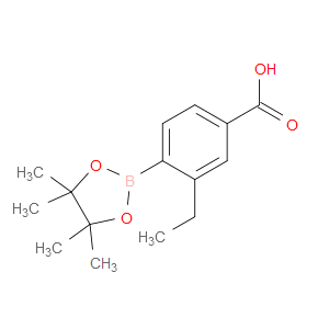 Benzoic acid, 3-ethyl-4-(4,4,5,5-tetramethyl-1,3,2-dioxaborolan-2-yl)-
