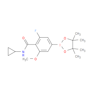N-Cyclopropyl-2-fluoro-6-methoxy-4-(4,4,5,5-tetramethyl-1,3,2-dioxaborolan-2-...